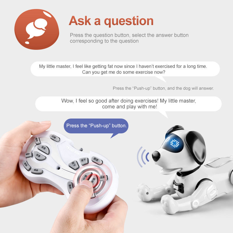 Smart Remote Control Robot Dog | Children's Early Educational Toy