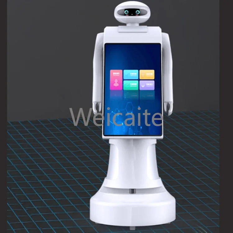 Smart Robot with Face Recognition & Interactive Advertising Display
