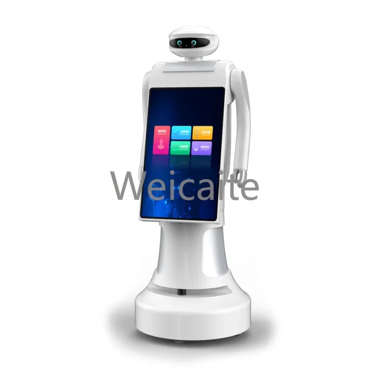 Smart Robot with Face Recognition & Interactive Advertising Display