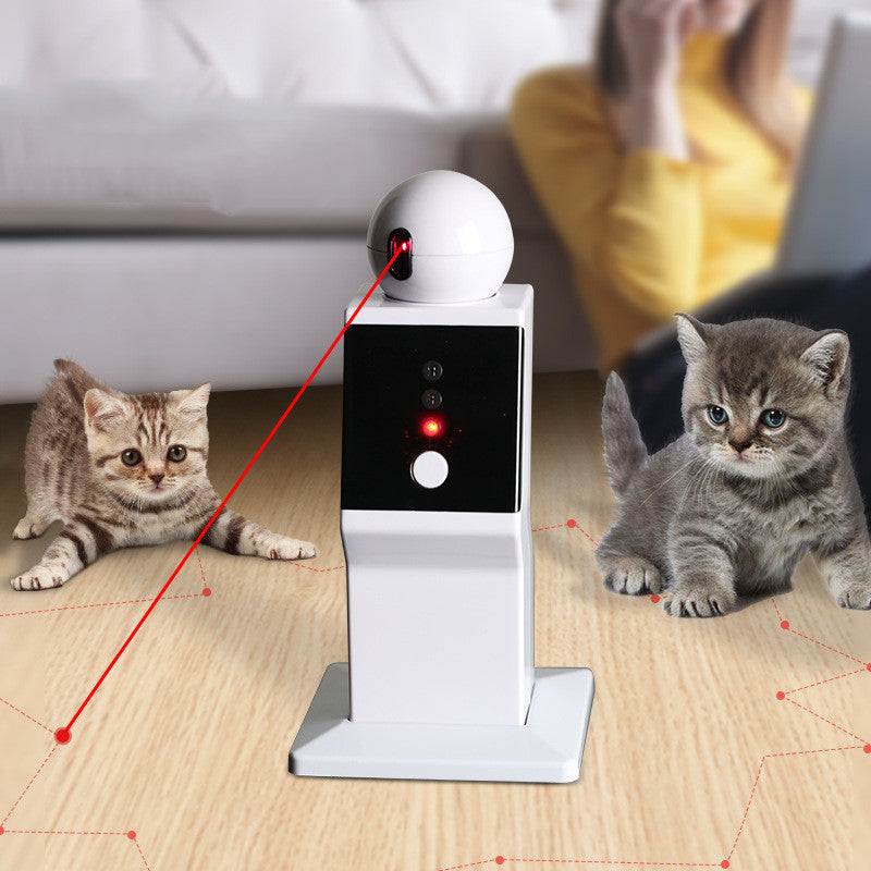 Amusing Cat With Smart Pet Robot