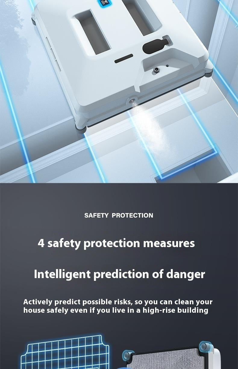 Automatic Glass Window Cleaner Robot | Intelligent Small Window Cleaner